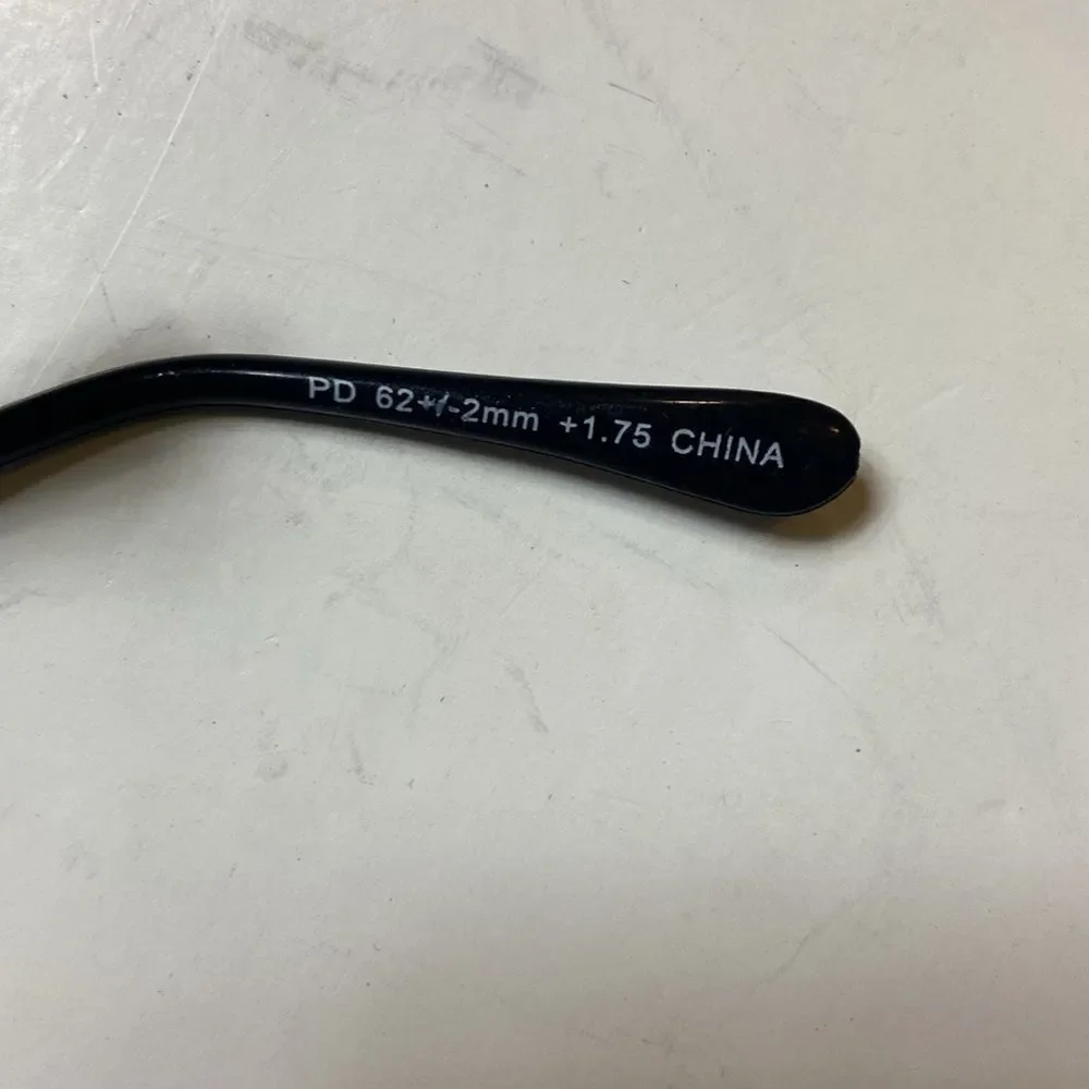 Lot Of 5 Pairs Eyeglasses PD 62+/-2mm +1.75